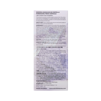 SKIN1004 Madagascar Centella Poremizing,serum do twarzy, zmniejszające widoczność porów, cera tłusta,,tył