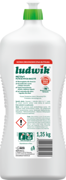 LUDWIK ,płyn do naczyń, Miętowy,tył
