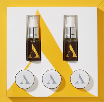 AWESOME COSMETICS Anti-Aging ,zestaw mini produktów, do twarzy, Małe kroki,lewa