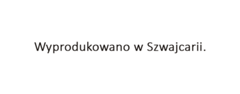 Tekst "Wyprodukowano w Szwajcarii" na białym tle, informujący o pochodzeniu perfum Tom Ford Grey Vetiver.