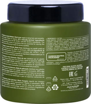 ALFAPARF MILANO Benvoleo Hydration,szampon do włosów, nawilżający,tył