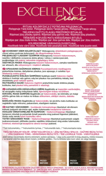 Panel L'Oréal Excellence Crème nr 10, bardzo jasny blond. Opis rytuału koloryzacji i efekty przed/po na włosach.