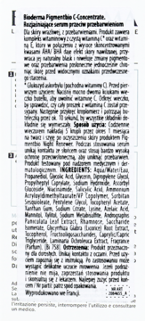 BIODERMA Pigmentbio C-Concentrate,serum do twarzy,tył