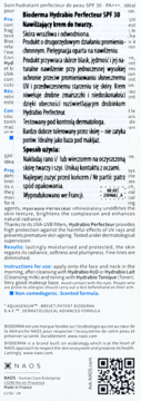 BIODERMA Hydrabio Perfecteur SPF 30,krem do twarzy, nawilżający,tył