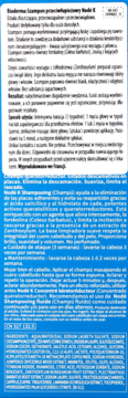 BIODERMA Nodé K ,szampon do włosów, przeciwłupieżowy,tył