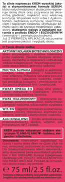 Różowy regenerujący krem-serum do rąk 75ml z Ylang-Ylang, białe napisy na froncie opakowania.