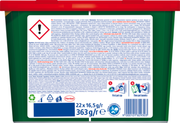 PERSIL Deep Clean ,kapsułki do prania, 4w1, uniwersalne,tył