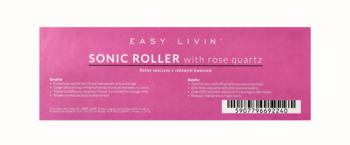 EASY LIVIN' ,roller do masażu twarzy, soniczny,tył