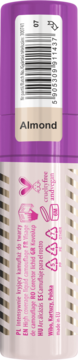 Korektor Lovely Liquid Camouflage, odcień Almond, fioletowa tubka, beżowa etykieta z kodem i info: wegański, cruelty-free.