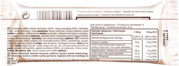 TWIX White ,baton w białej czekoladzie z karmelem,tył
