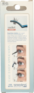 ARDELL Seamless Underlash Extensions  Naked,kępki rzęs, zapas,tył