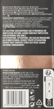 REVOLUTION SKINCARE Hydrate ,żel-krem do twarzy, lekki, z kwasem hialuronowym,tył