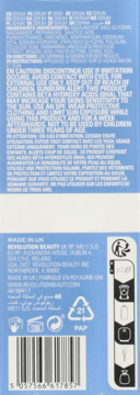 REVOLUTION SKINCARE Blemish ,serum do twarzy, z kwasem salicylowym i niacynamidem,tył