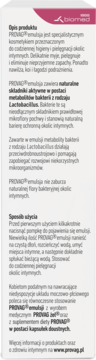 Białe opakowanie emulsji ProVag, widok z tyłu, z czarnym tekstem o właściwościach i użyciu produktu.