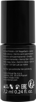 NEONAIL ,lakier hybrydowy, Rosy Memory,tył
