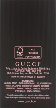 GUCCI Flora Gorgeous Gardenia,woda perfumowana, dla kobiet,tył