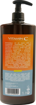 FRULATTE Vitamin C ,żel pod prysznic, orzeźwiający, z witaminą C,,tył