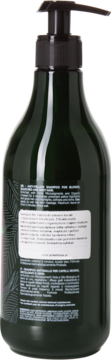 GREEN ARKEMUSA MILANO No Yellow ,szampon do włosów blond, neutralizująca żółte tony,tył