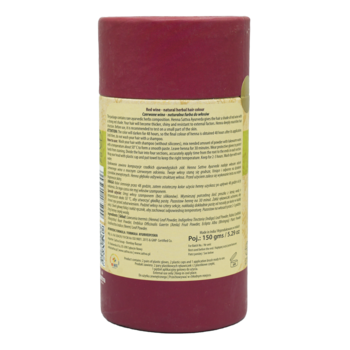 SATTVA Ayurveda ,farba do włosów, naturalna, ziołowa, Czerwone Wino,tył