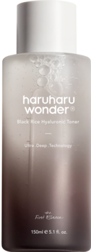 HARUHARU WONDER Black Rice ,tonik do twarzy, hialuronowy,tył