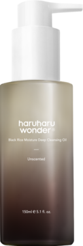 HARUHARU WONDER Black Rice ,olejek do demakijażu, nawilżający, głęboko oczyszczający,tył