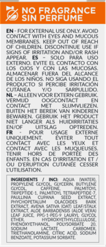 BIOVENE BARCELONA Caffeine Solution ,serum pod oczy, rewitalizująco-liftingujące, z 2 % kofeiną,tył