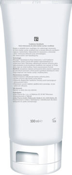 Tył białej tuby kremu Physiogel Codzienne Nawilżanie 100 ml, z opisem hipoalergicznego kremu.