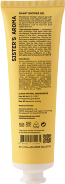 SISTER'S AROMA Smart ,żel pod prysznic, wetiweria, neroli, drewno,tył