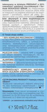 SHEFOOT LABORATORIES ,kuracja - serum do stóp z mocznikiem 50%, silnie złuszczające,tył
