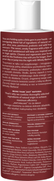 HAGI Men Whisky Barber,żel do mycia ciała, energetyzujący,tył