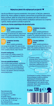 WINSTON ,karma uzupełniająca dla dorosłych psów, lody,tył