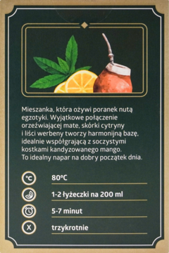 FIVE O'CLOCK ,herbata owocowo-ziołowa, Dobry Dzień,tył