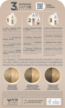 Schwarzkopf Creme Supreme 9-0, instrukcja farbowania z systemem HaptIQ. Trzy kroki aplikacji i efekty na włosach blond.