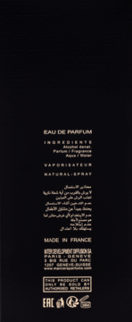 MANCERA Gold Aoud,woda perfumowana unisex,tył