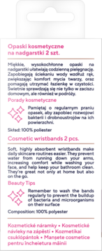 KILLYS Salon Results ,opaski kosmetyczne na nadgarstki, różne kolory,tył