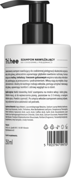 TRI.HEE ,szampon do włosów, nawilżający, do codziennej pielęgnacji,tył