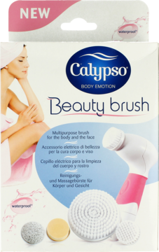CALYPSO ,szczoteczka do twarzy i ciała,tył