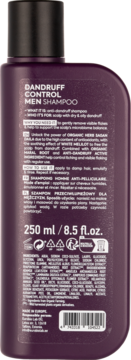 ICE PROFESSIONAL Men Dandruff Control,szampon do włosów dla mężczyzn, przeciwłupieżowy,tył