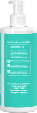 HAPPY CARE ,szampon do włosów, normalizujący,tył