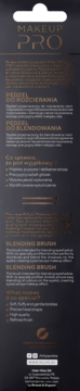 KILLYS MakeUp PRO ,zestaw pędzli do rozcierania i blendowania cieni,tył