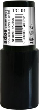 ADOS Sunny Gel ,top coat do lakierów klasycznych, nr 01;,tył