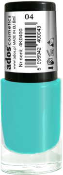 ADOS Sunny Gel Solar,lakier do paznokci, nr 04;,tył