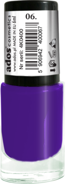 ADOS Sunny Gel Solar,lakier do paznokci, nr 06;,tył