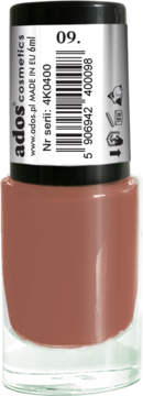 ADOS Sunny Gel Solar,lakier do paznokci, nr 09;,tył