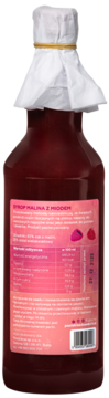 MANUFAKTURA RODZINY SADOWSKICH Miodziś ,syrop malina z miodem,tył