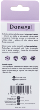 DONEGAL Eye Lashes ,sztuczne rzęsy na transparentnym pasku, nr 4437,tył
