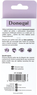 DONEGAL Eye Lashes ,sztuczne rzęsy na transparentnym pasku, nr 4438,tył