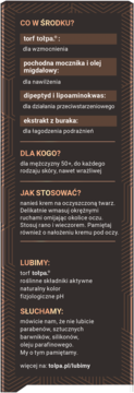 Tołpa Men Anti Age & Skin Barrier krem dla mężczyzn 50+, ciemna etykieta z białym tekstem, widok z przodu.