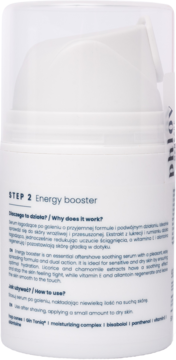 PHLOV Mencare Energy Booster,serum po goleniu, łagodzące, natychmiastowe,tył