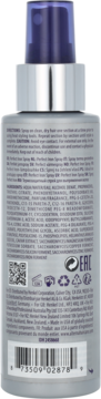 Alterna Caviar termoochronny spray w srebrnej butelce z fioletową nakrętką, tył z czytelną etykietą i kodem EAN.